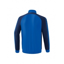 Erima Präsentationsjacke Six Wings (100% Polyester, Stehkragen, ohne Innenfutter) royalblau/navyblau Jungen